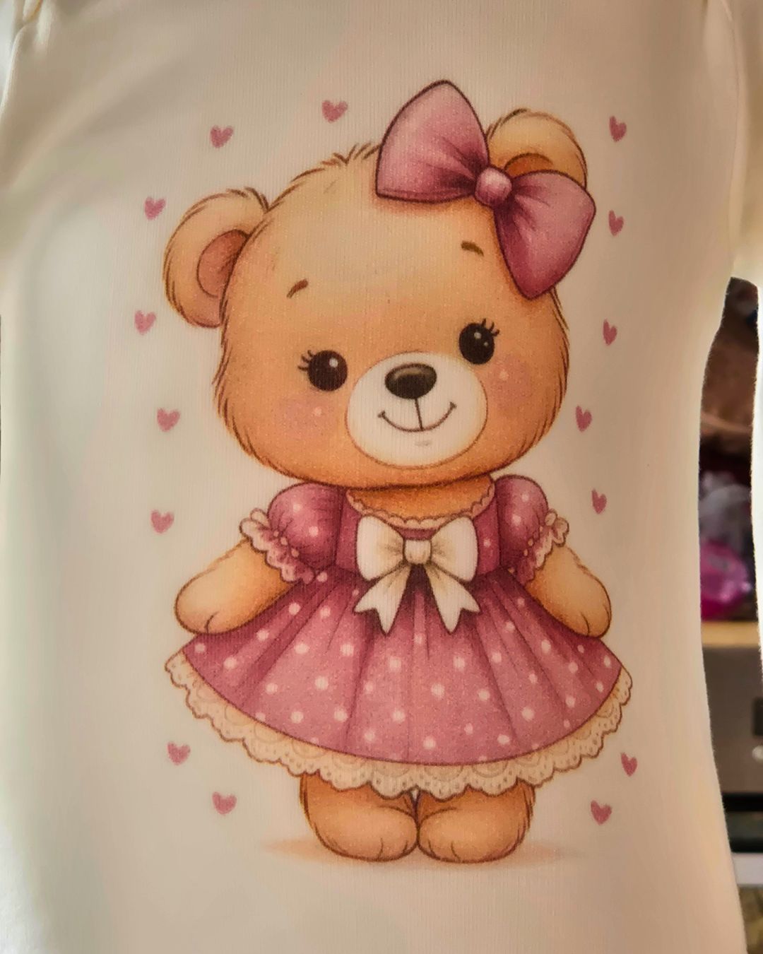 Girls teddy bear clothing set