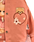 Girls teddy bear clothing set