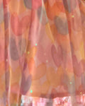 Girls pastel heart sequin dress