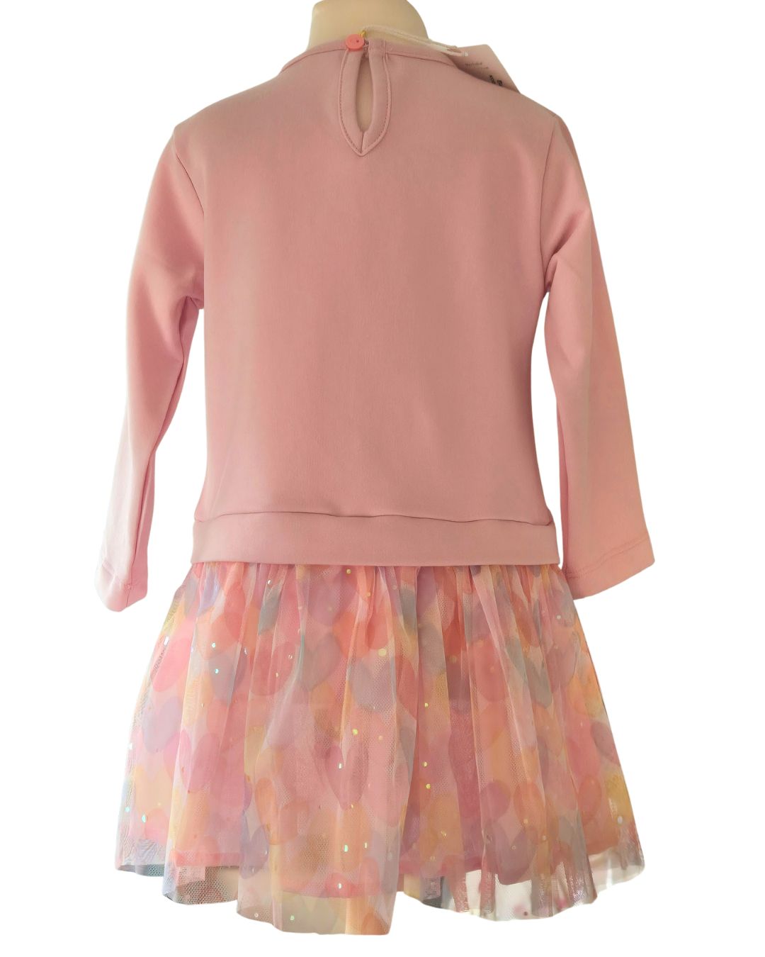 Pink tulle twirl dress for toddlers