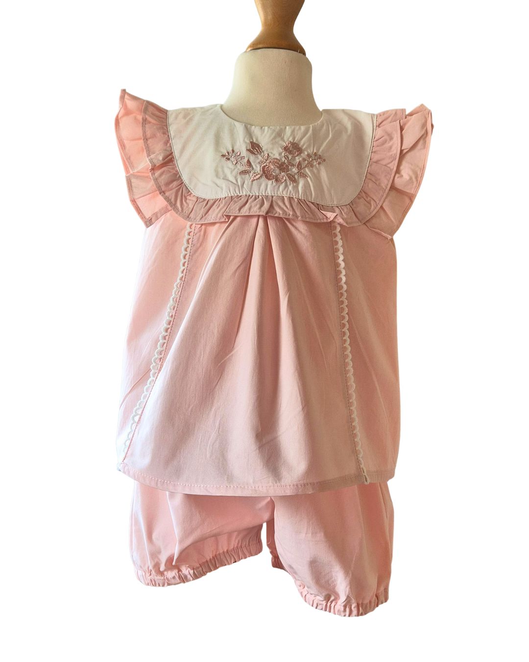 Boutique baby girls pink summer outfit