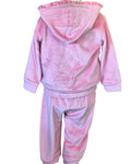 Girls pink princess 3 piece outfit with ruffle detailing