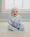 My Little Chick Mama's Sweetheart blue romper set