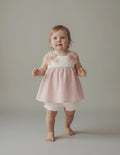 Tongs baby pink swing top set