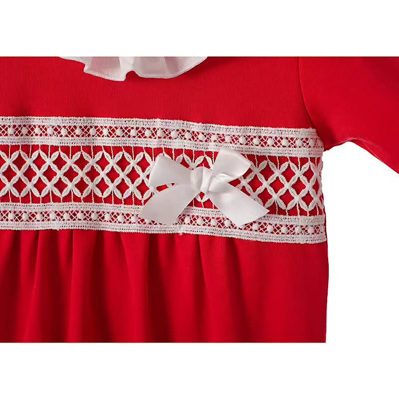 Luxury cotton baby romper