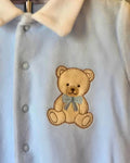 Baby boys teddy bear babygrow