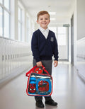 Personalised Spiderman lunch bag set