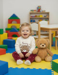 Girls Sweet Dreams teddy bear top and trousers set
