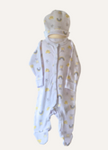 Unisex baby romper and hat part of the 5 piece layette set from Lily & Jack