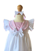 baby girls classic pink sailor outfit